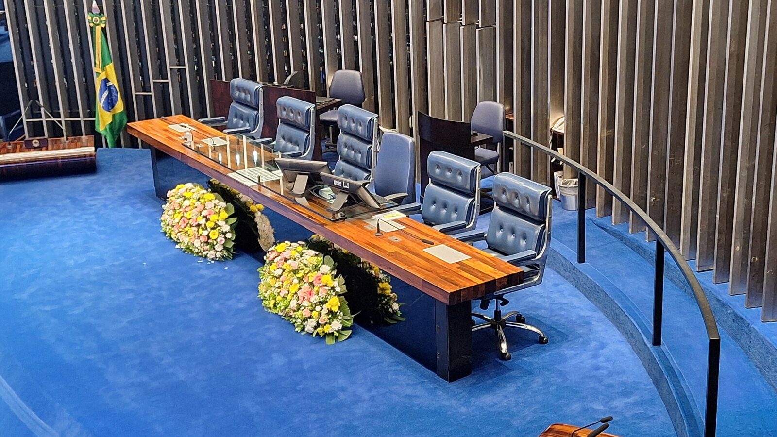 Plenario del Senado Federal de Brasil durante una sesión
