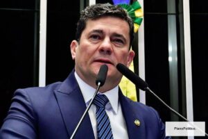 Sergio Moro en un evento político en el estado de Paraná, Brasil
