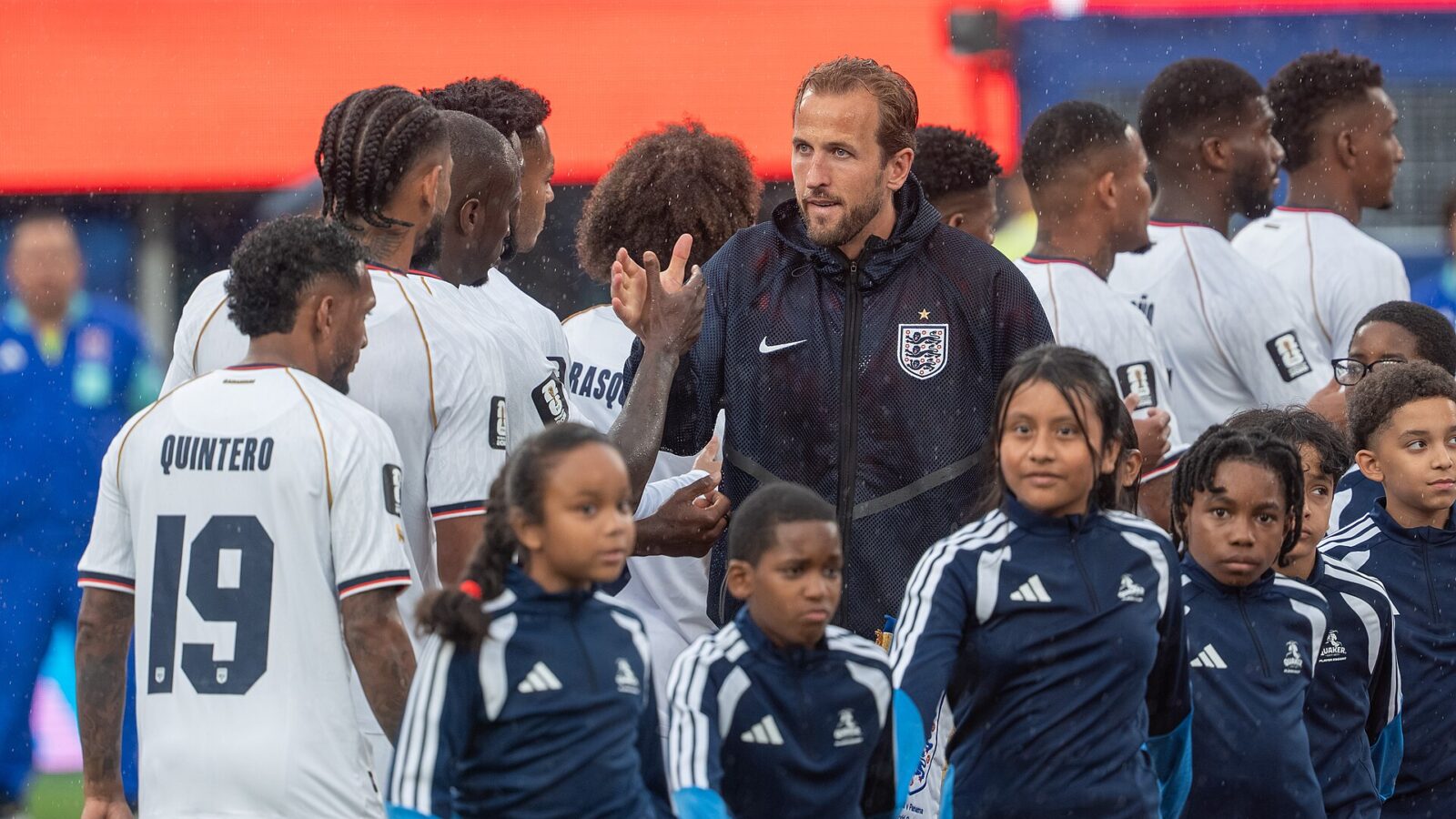 Harry Kane con la camiseta de Inglaterra durante un partido ante Panamá