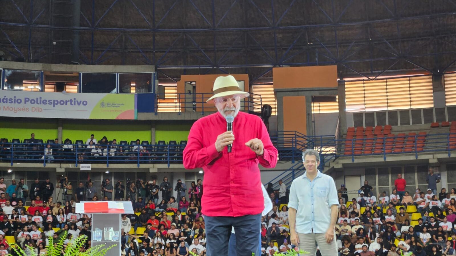 El presidente brasileño Luiz Inácio Lula da Silva en un acto en 2025