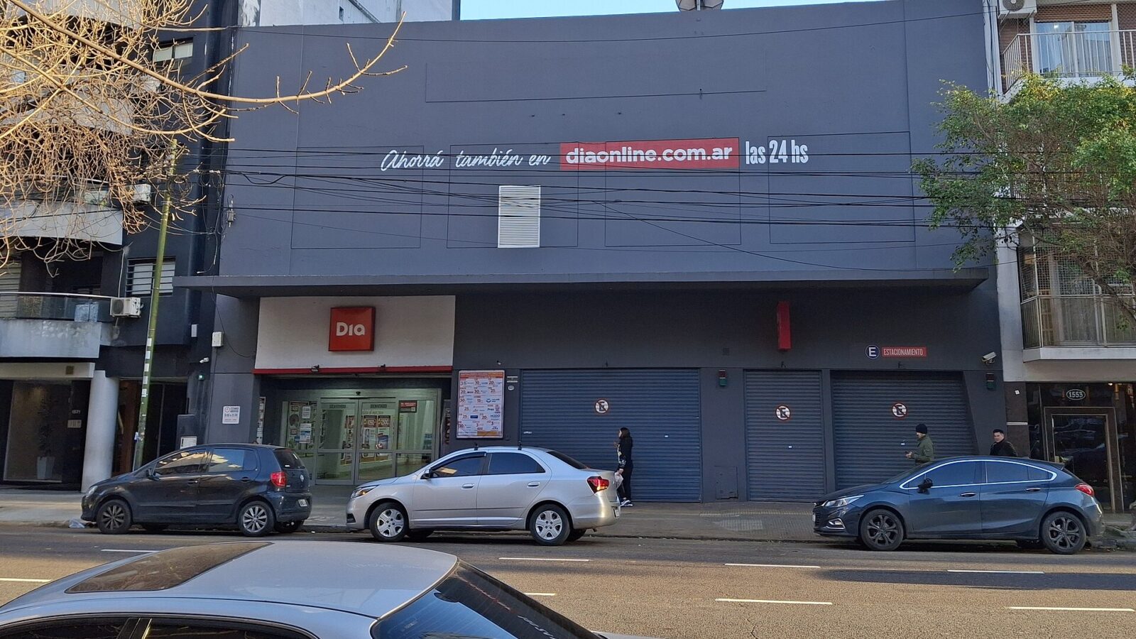 Frente de un supermercado Día en el barrio porteño de Caballito